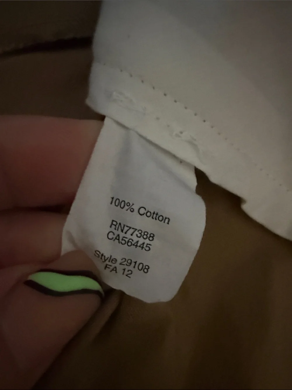 J. Crew Men's 100% Cotton Tan Chino Pants 32x34